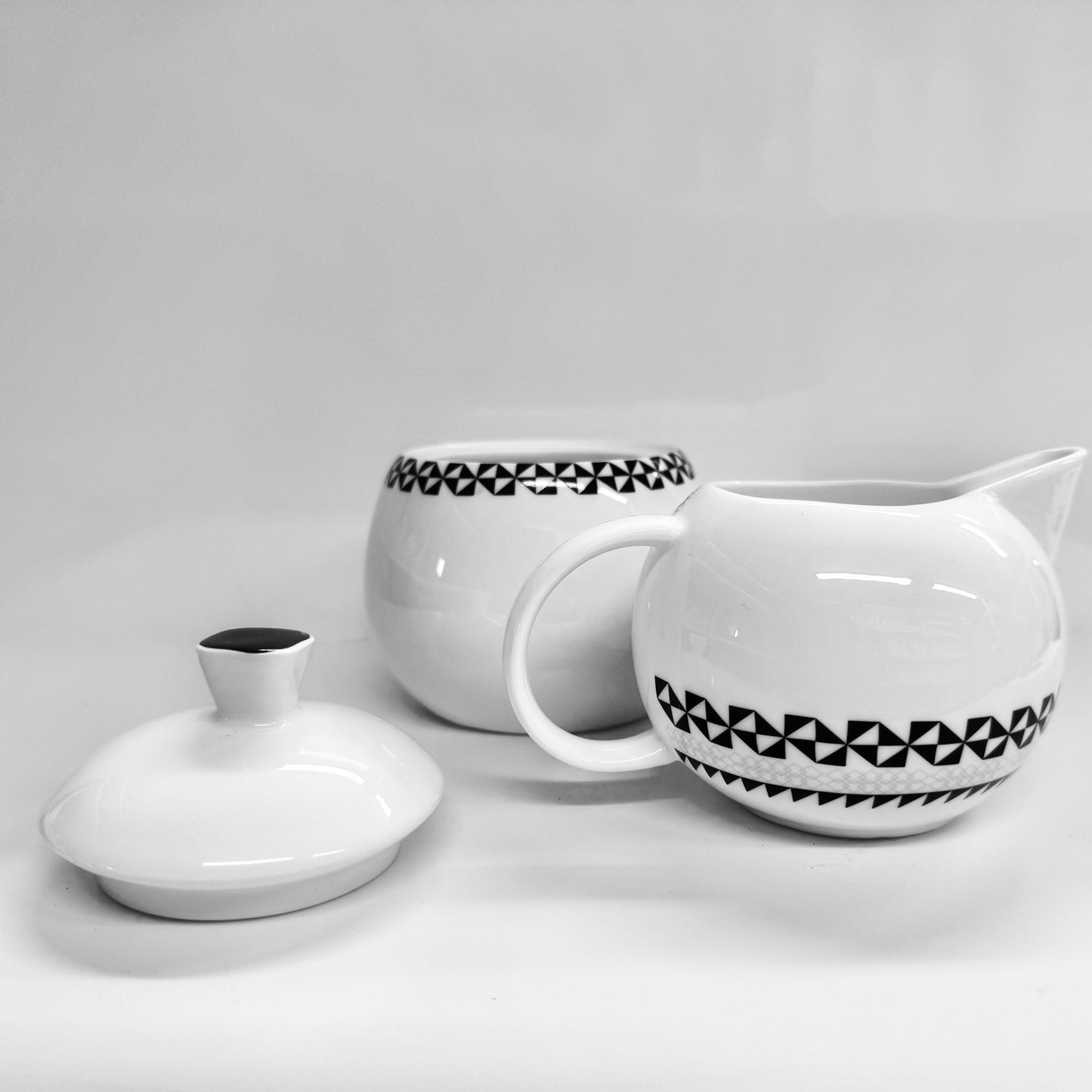Milk Jug & Sugar Bowl with Lid