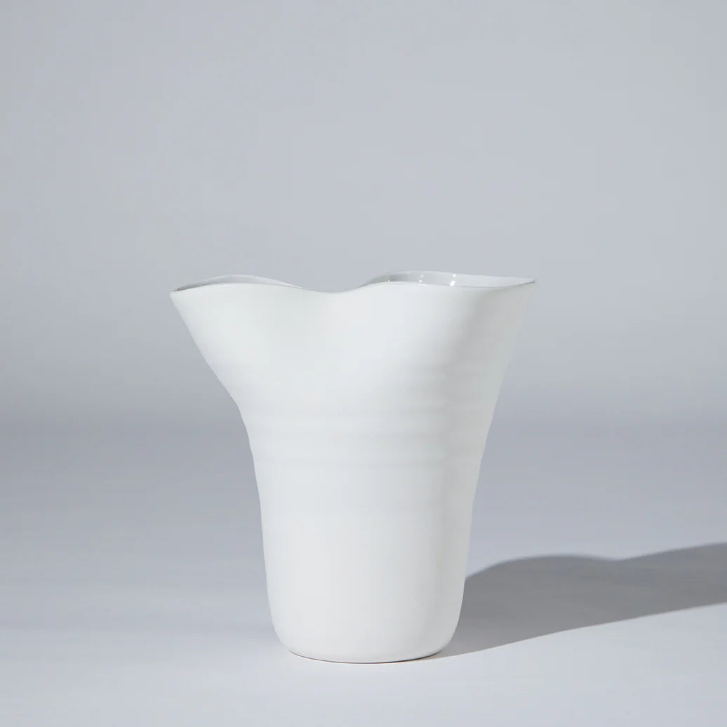 Cloud Sunday Vase Snow