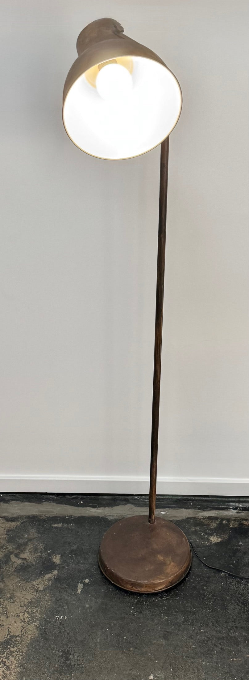 Hand Painted & Oxidised Reclaimed Lamp