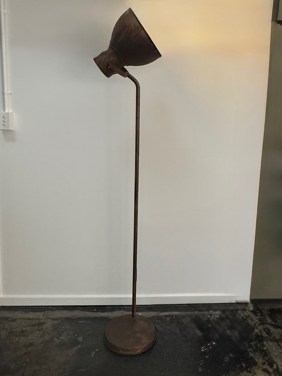 Hand Painted & Oxidised Reclaimed Lamp