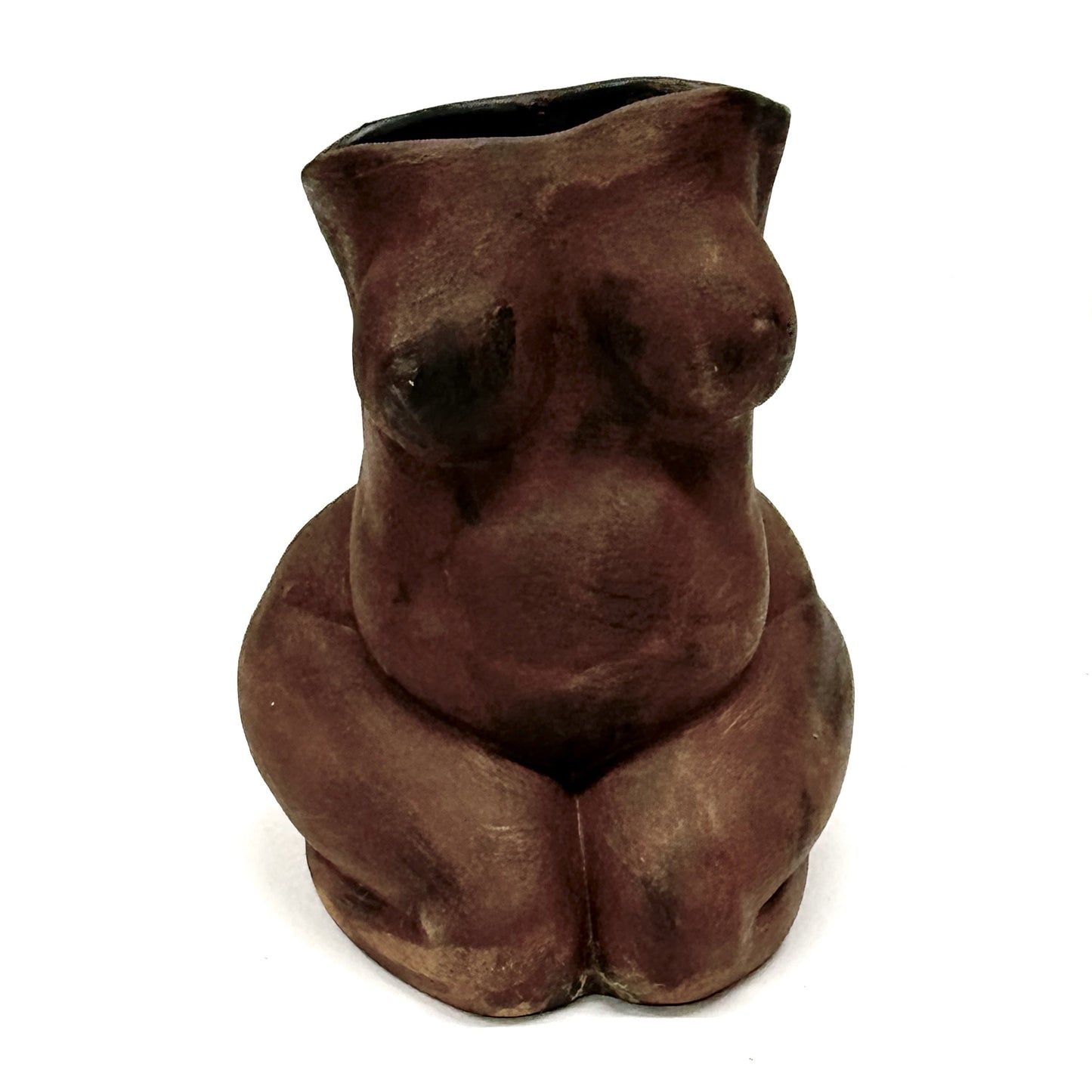Oxidised Venus Vase (Kneeling)