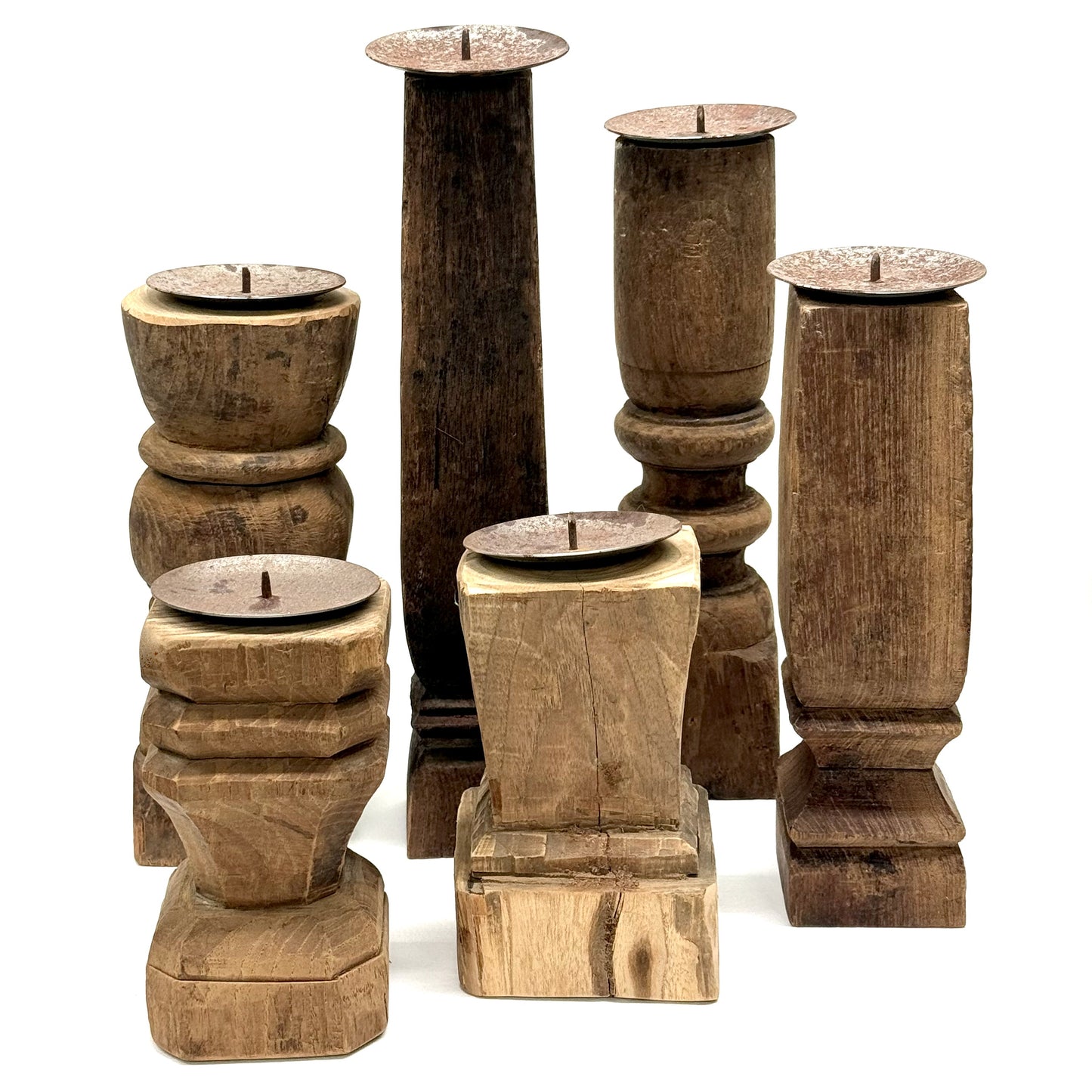 Vintage Reclaimed Candlesticks