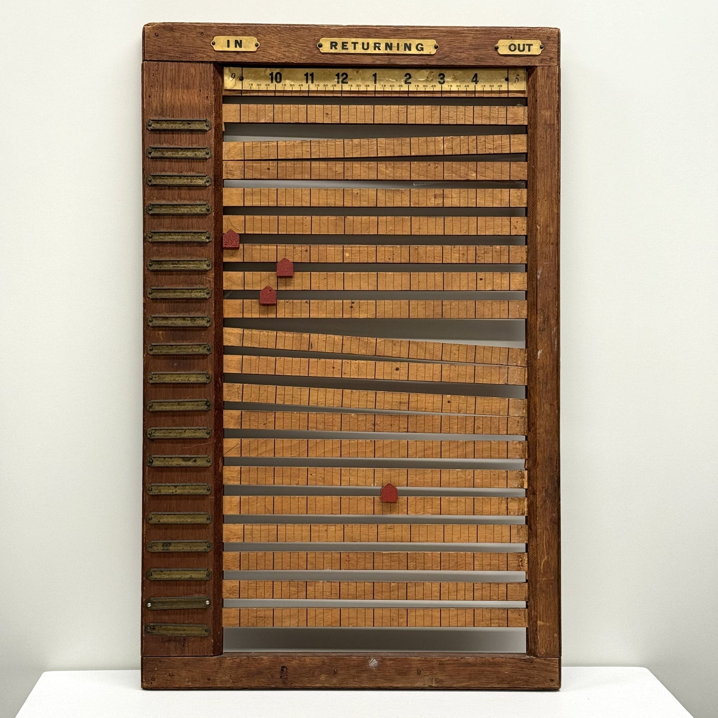Vintage Time Clock Board