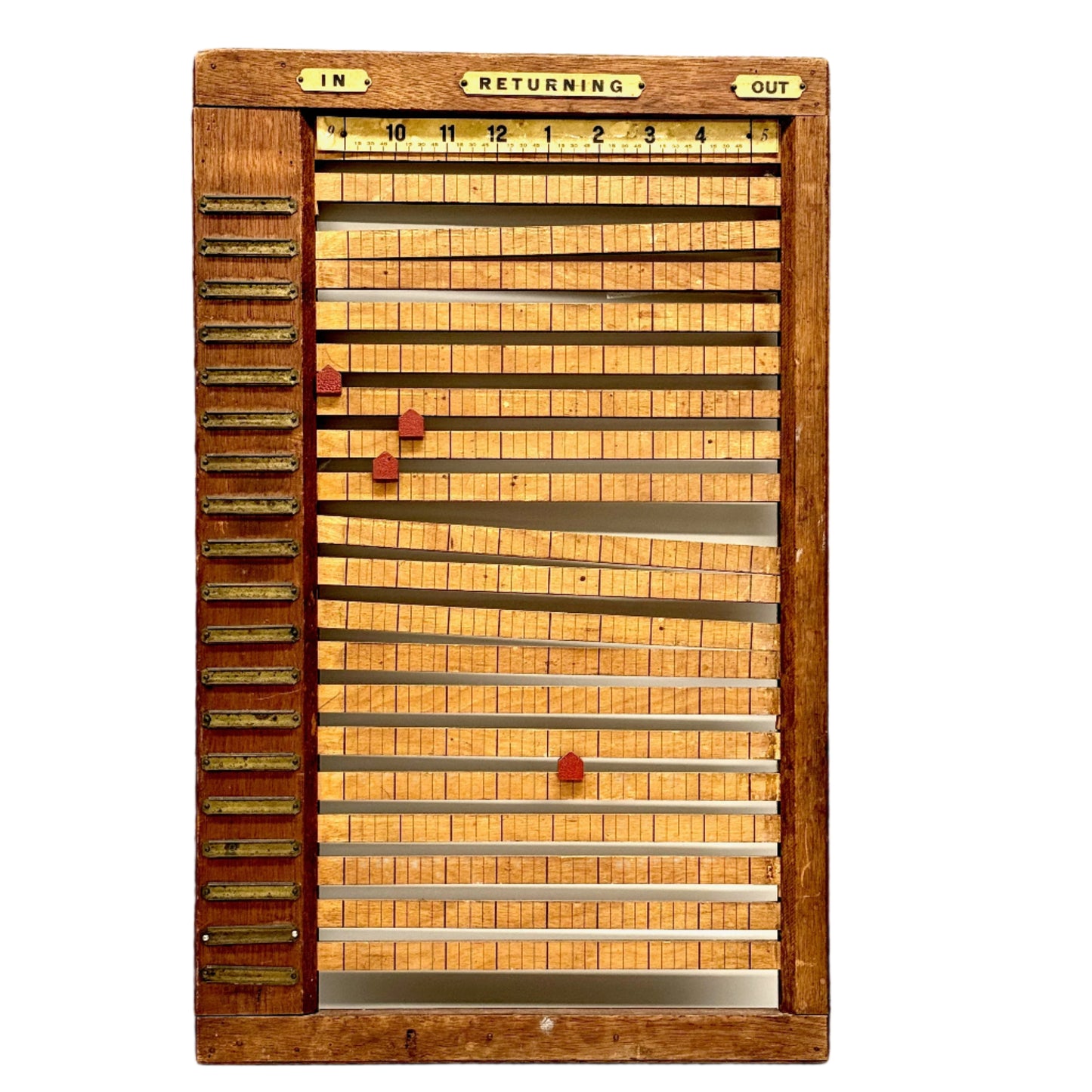 Vintage Time Clock Board