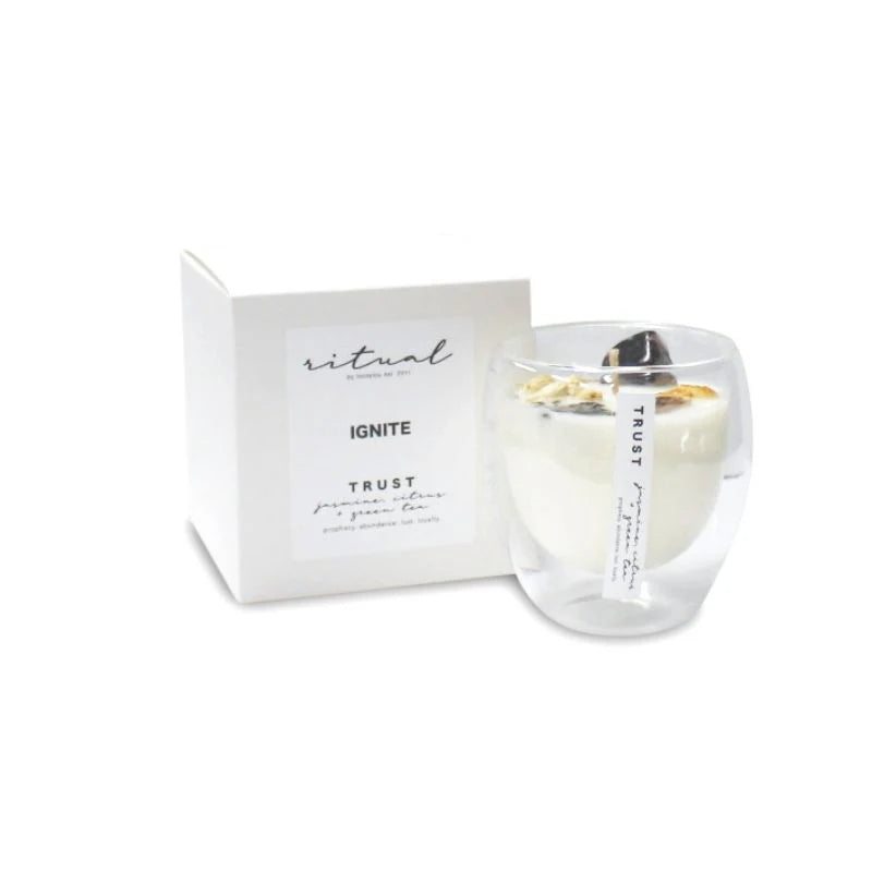 IGNITE Candle Glass Walled Mug