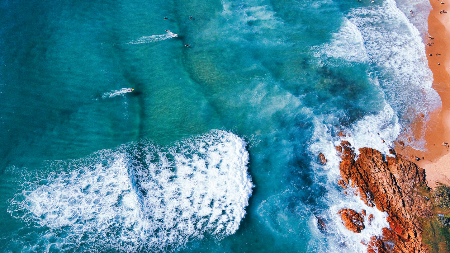 Azure Ascent: Coolum’s Coastal Ballet