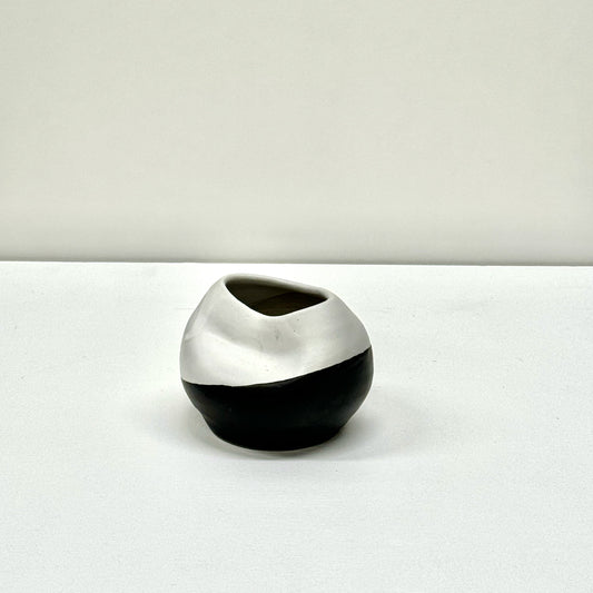 Black & White Organic Shaped Vase