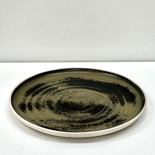 Olive & Black Handmade Platter