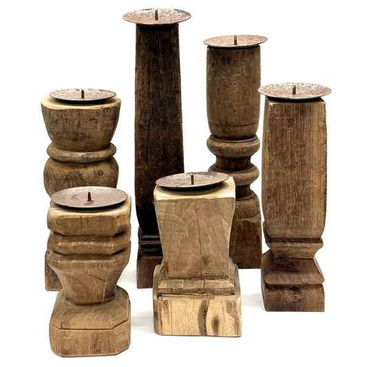 Vintage Reclaimed Candlesticks